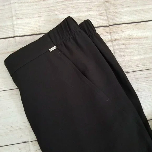 ST. JOHN black casual straight leg pants M - Picture 2 of 5
